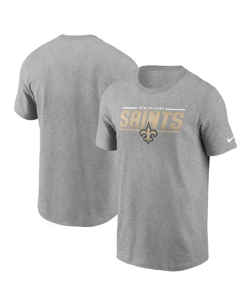 Men's Nike Heathered Gray New Orleans Saints Muscle T-shirt