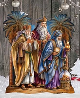 Designocracy Three Wise Men 32" Outdoor Christmas Yard Decor G. DeBrekht