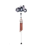 31" Long Motorcycle Wind Chime with Copper Gem