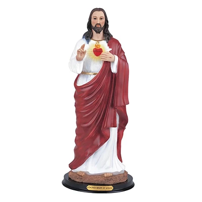 Fc Design 9"H Sacred Heart of Jesus Statue Holy Figurine Religious Decoration Home Decor Perfect Gift for House Warming, Holidays and Birthdays