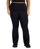 Id Ideology Plus High Rise Flared Leggings, Created for Macy's