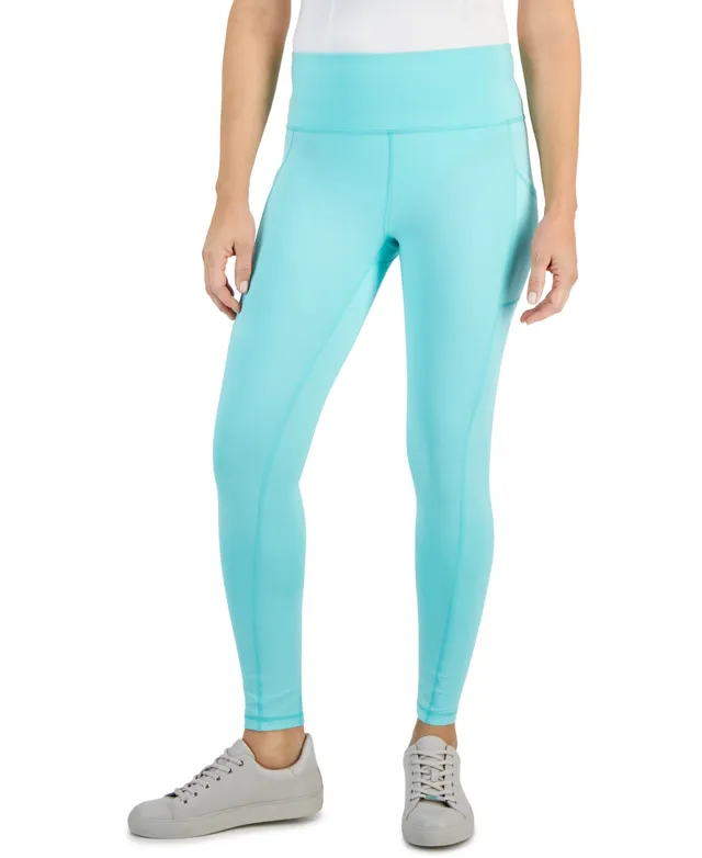 Id Ideology Women's Compression Printed Crop Side-Pocket Leggings, Created  for Macy's