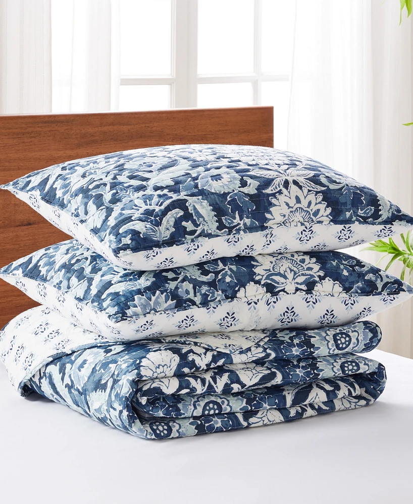 Levtex Laure Reversible 3-Pc. Quilt Set, Full/Queen