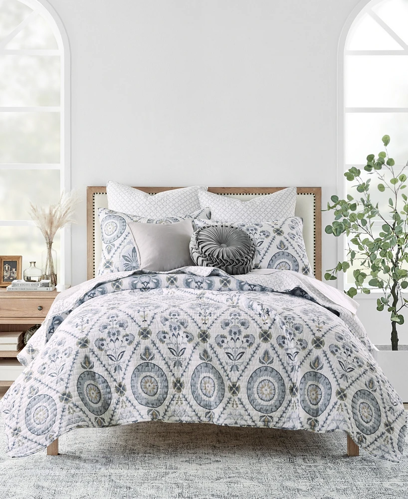 Levtex Maeve Vine Tile Reversible -Pc. Quilt Set