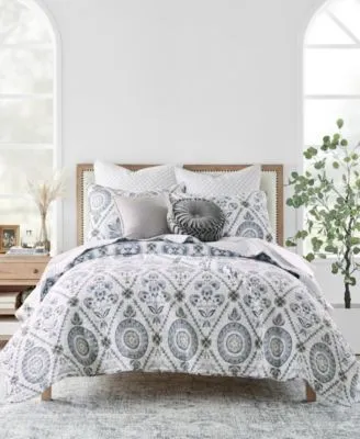 Levtex Maeve Vine Tile Reversible Quilt Sets