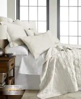 Levtex Washed Linen Relaxed TexturedQuilted Sham, Standard