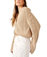 Free People Women's Sweet Nothing Cotton Button-Front Cardigan