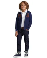 Polo Ralph Lauren Toddler and Little Boys Logo Fleece Full-Zip Hoodie