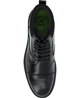 Vance Co. Men's Fegan Tru Comfort Foam Cap Toe Lace-Up Ankle Boots
