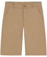 Nautica Big Boys Uniform Hunter Flat-Front Stretch Twill Shorts