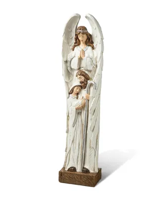 Glitzhome 30.5" H Resin Nativity Angel Figurine