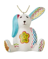 Kit Kemp for Spode Christmas Doodles Minnie Rabbit Patchwork Ornament