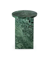 Grace 20" Marble Round Accent Table