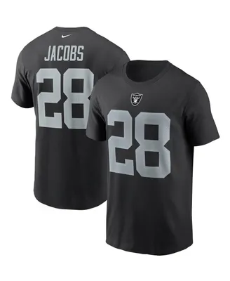 Nike Las Vegas Raiders Men's Pride Name and Number Wordmark T-Shirt Josh Jacobs
