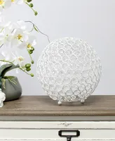 Lalia Home Elipse 10" Crystal Orb Table Lamp