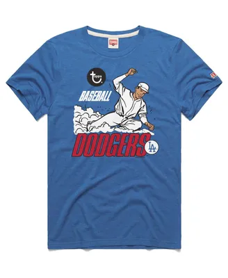Men's Homage x Topps Royal Los Angeles Dodgers Tri-Blend T-shirt