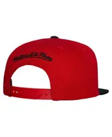 Men's Mitchell & Ness Red, Black Unlv Rebels 2-Tone 2.0 Snapback Hat