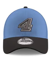 Men's New Era Light Blue, Black Kevin Harvick 9FORTY Snapback Adjustable Hat