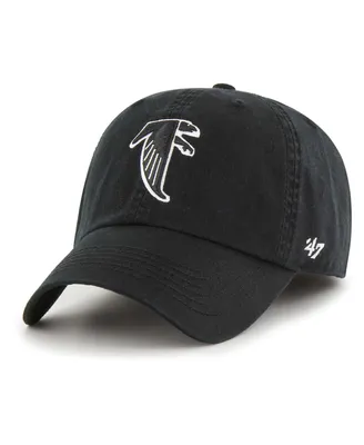 Men's '47 Brand Black Atlanta Falcons Gridiron Classics Franchise Legacy Fitted Hat