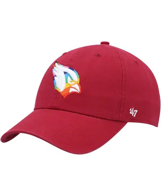 Men's '47 Brand Cardinal Arizona Cardinals Pride Clean Up Adjustable Hat