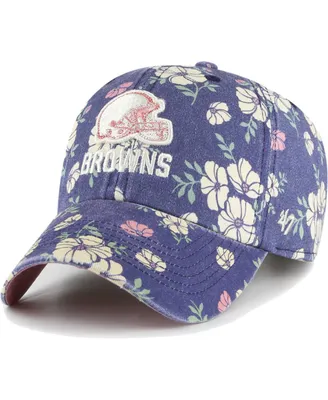 Women's '47 Brand Navy Cleveland Browns Primrose Clean Up Adjustable Hat