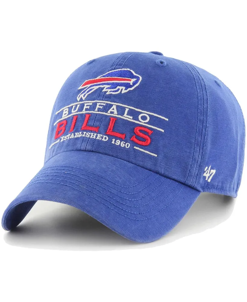 47 Brand Men's White Buffalo Bills Clean Up Legacy Adjustable Hat - Macy's