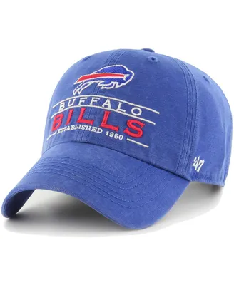 Men's '47 Brand Royal Buffalo Bills Vernon Clean Up Adjustable Hat