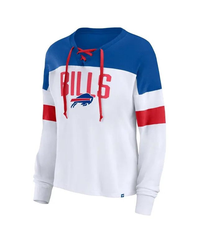 Women's Fanatics Branded Royal Buffalo Bills Spirit Jersey Lace-Up