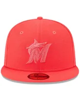 Men's New Era Red Miami Marlins 2023 Spring Color Basic 59FIFTY Fitted Hat