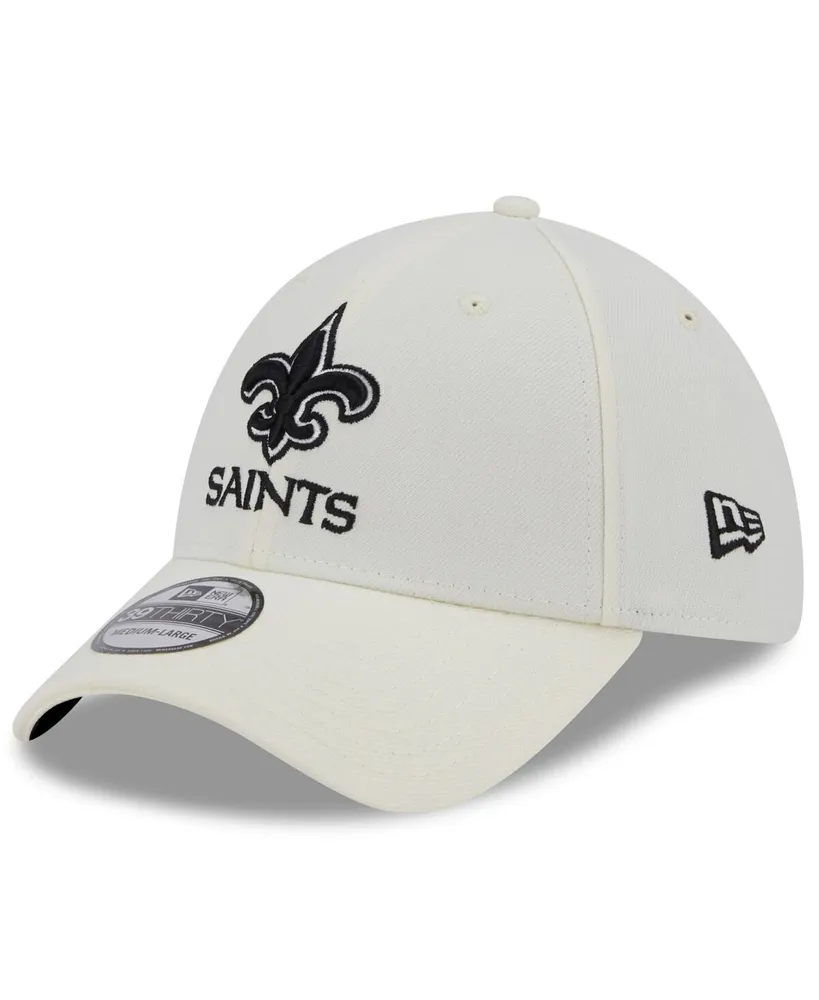 New Era Men's New Orleans Saints Classic Black 39Thirty Stretch Fit Hat