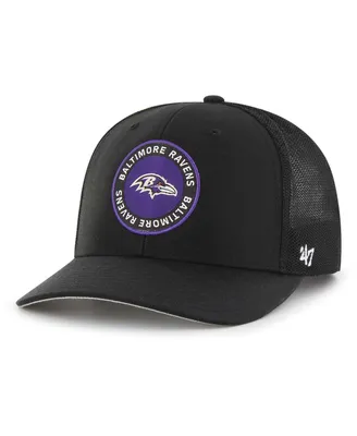 Men's '47 Brand Black Baltimore Ravens Unveil Flex Hat