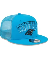 Men's New Era Blue Carolina Panthers Grade Trucker 9FIFTY Snapback Hat