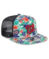 Men's New Era Washington Nationals Tropic Floral Golfer Snapback Hat