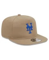 Men's New Era Khaki New York Mets Golfer Adjustable Hat