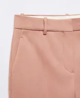 Mango Women's High-Waist Straight Pants