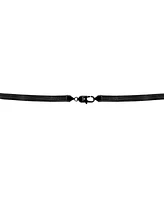 Blackjack Men's Wide Herringbone 20" Chain Necklace Stainless Steel