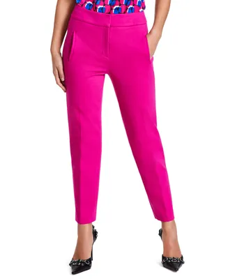 Bar Iii Women's Compression Straight-Leg Pants, Created for Macy's