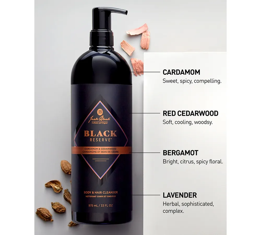 Jack Black Black Reserve Body & Hair Cleanser, 33