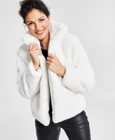 I.n.c. International Concepts Women's Faux-Fur Jacket, Created for Macy's