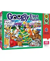Masterpieces Around the Christmas Tree Googly Eyes 48 pc Puzzles
