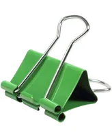 Jam Paper Colorful Binder Clips - Medium - 1.25", 32 Millimeter - Binder Clips