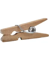 Jam Paper Wood Clip Clothespins - Small - 0.88