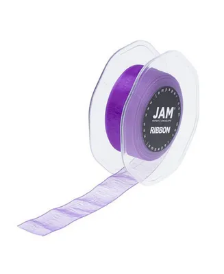 Jam Paper Sheer Ribbon - 0.88" Wide x 25 Yards - Sold Individually