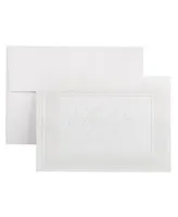 Jam Paper Blank Thank You Cards Set - Cards with Border - 104 Cards 100 Envelopes