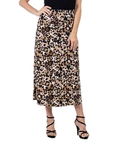 24seven Comfort Apparel Women's Print Maxi Skirt