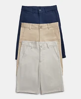 Nautica Big Boys Uniform Hunter Flat-Front Stretch Twill Shorts