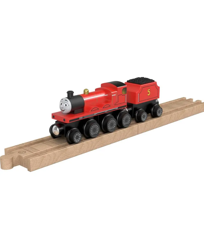Fisher Price Thomas and Friends Wooden Railway, James Engine and Coal-Car - Multi