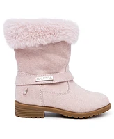 Nautica Toddler Girls Cosima Cold Weather Faux Fur Boots