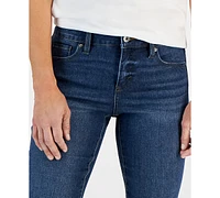 Style & Co Petite Raw-Edge Denim Bermuda Shorts, Created for Macy's