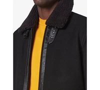 Marc New York Men's Hudson Melton Wool Aviator Jacket